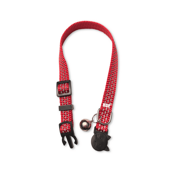 HDP Breakaway Reflective Cat Collars Color:Red