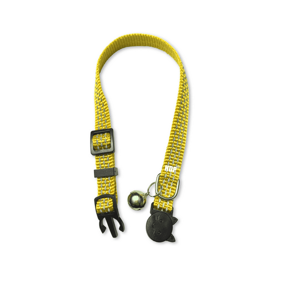 HDP Breakaway Reflective Cat Collars  Color:Yellow