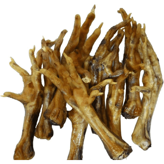HDP Roasted Poultry Feet Dog Chew Flavor:Chicken Size:Pack of 50