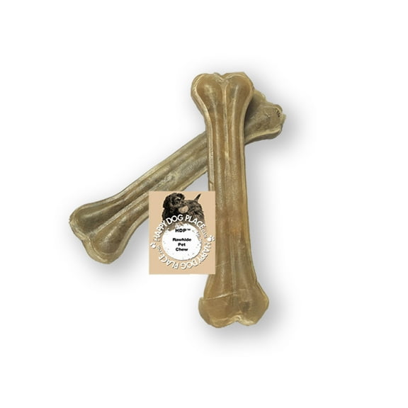 HDP Premium Pressed Rawhide Bone 8" Size:Pack of 10