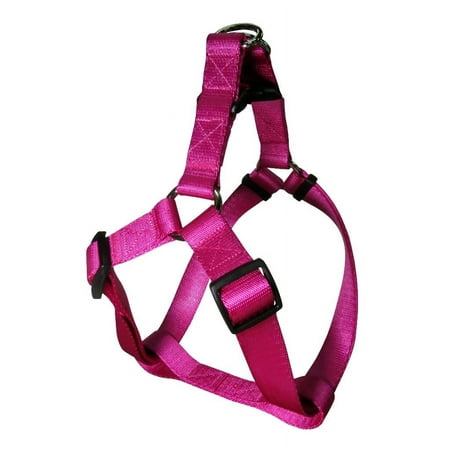 HDP STEP IN Dog Pet Harness 2 in one Walk Adjustable car travel harness Size:Large Color:Raspberry