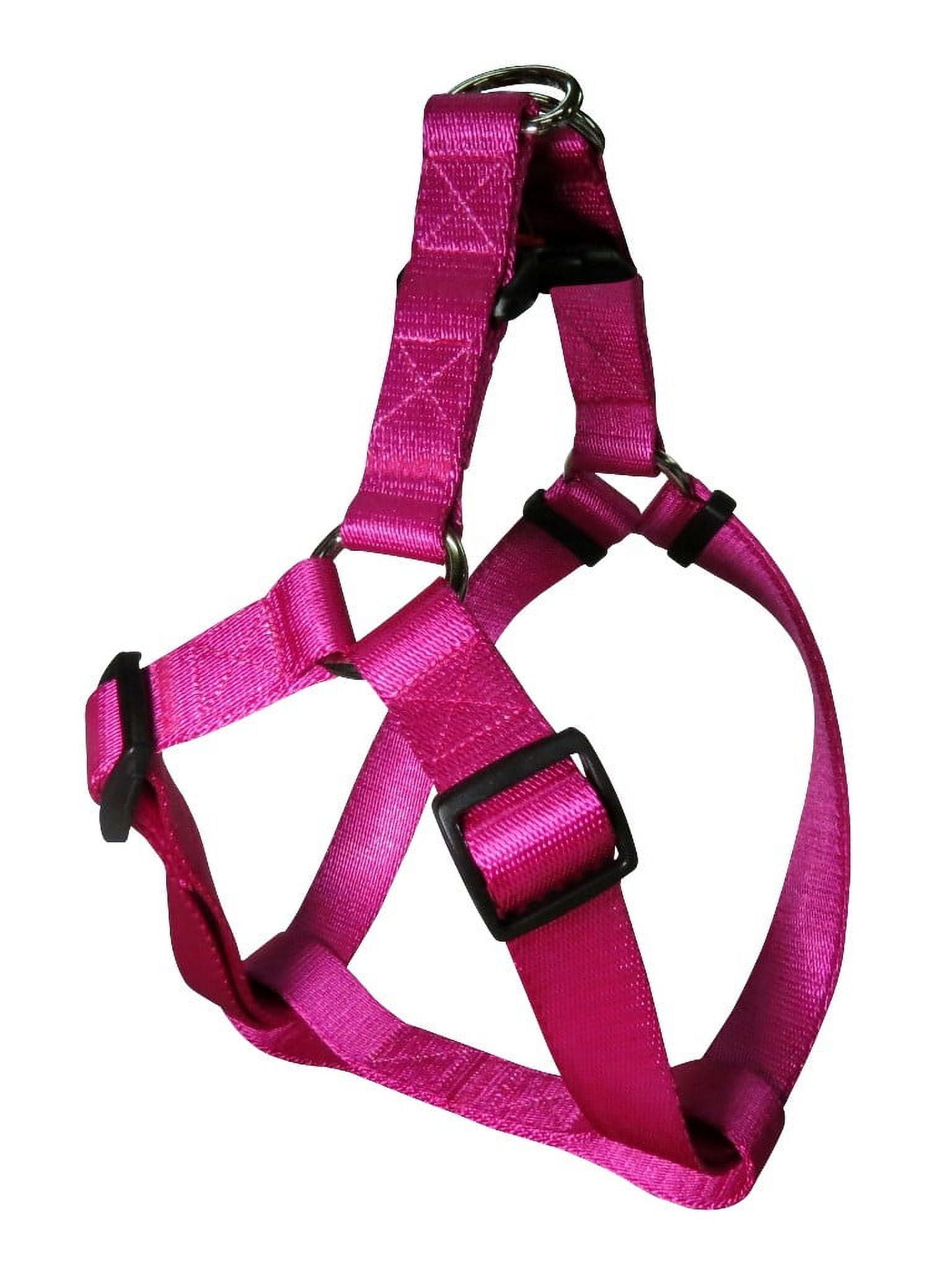 HDP STEP IN HARNESS Dog Pet Walk Adjustable with Safety Buckle Size Large Color Raspberry Walmart