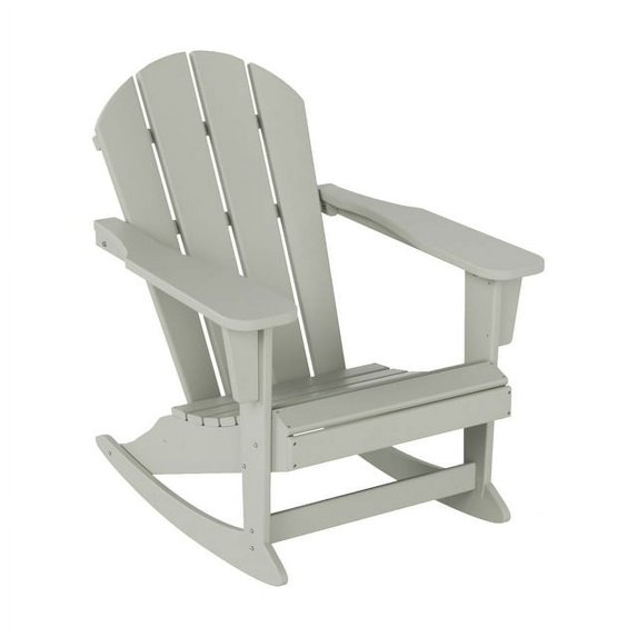 HDPE Adirondack Rocking Chair (Teak)