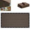 HDPE Balcony Privacy Screen Shade Cloth,90% Visibility Block Reinforced Grommet Wind Resistant Mesh Cover,Quick Install Breathable Shield for Porch Fence Pool Outdoor Patio Halloween Privacy Layout