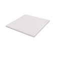 Hdpe high density polyethylene plastic sheet 1 2 x 12 x 12 natural