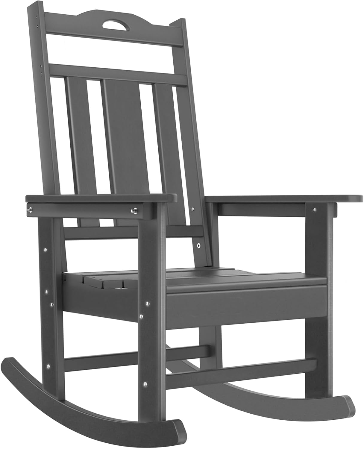 HDPE Outdoor Rocking Chair, All Weather Resistant Patio Rocker Chair ...