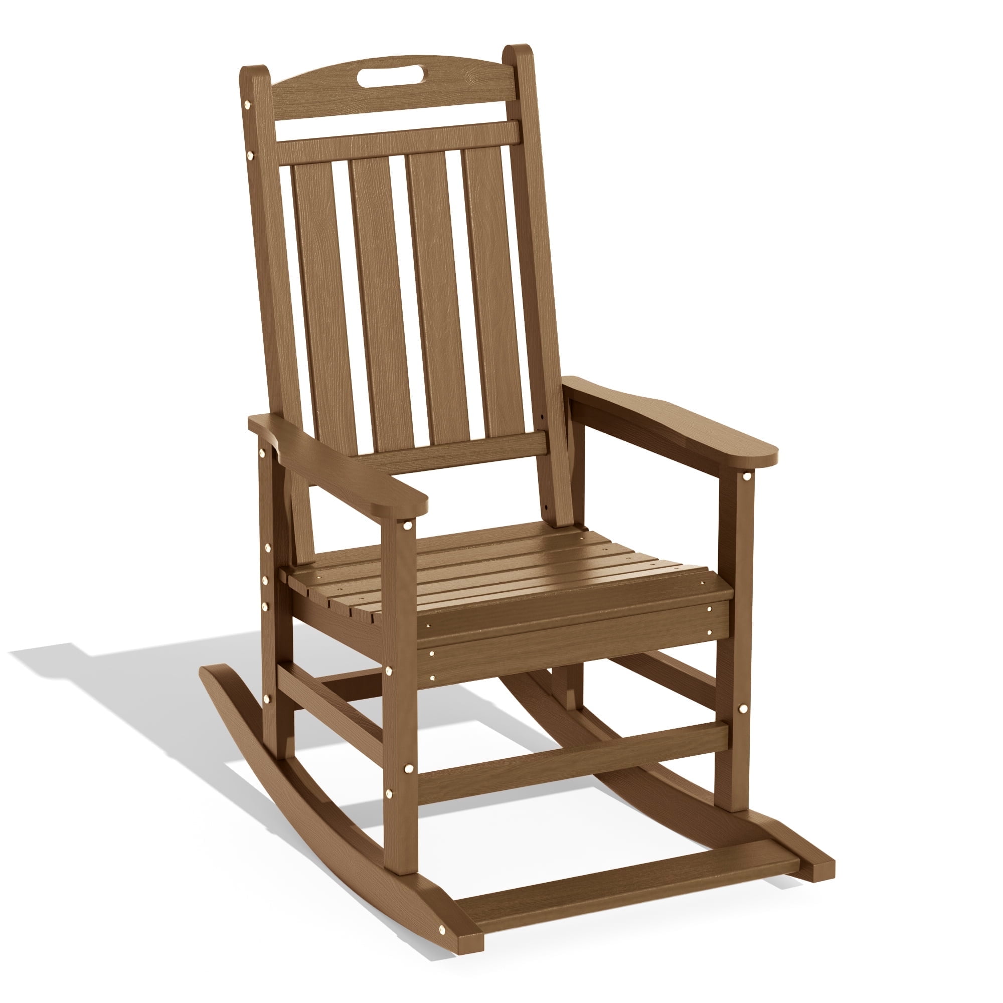 HDPE Outdoor Rocking Chairs , Patio Rocking Chairs with footrest design ...