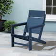 thumbnail image 1 of FUNDAZE HDPE Oversized Adirondack Chair, Outdoor Patio Lawn Chairs, Outside HDPE Chairs with Solid Slat Backrest for Lawn, Yard & Poolside, Navy Blue, 1 of 8