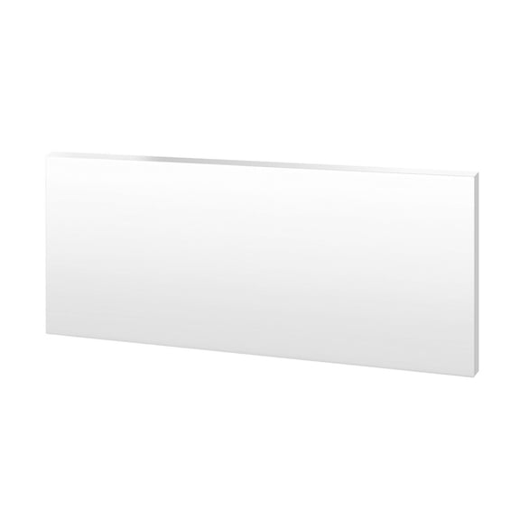 HDPE Plastic Sheet - 24x48 Inch, 1/2 Inch Thick - High Density Polyethylene Panel for DIY Crafts, Industrial Use, White