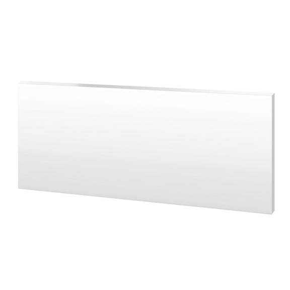 HDPE Plastic Sheet 24x48 Inch 1/2 Inch Thick White Heavy Duty Panel for DIY Crafts Industrial Equipment