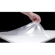 HDPE Plastic Sheet High Density Polyethylene, White with Scratch Protection 3 sizes