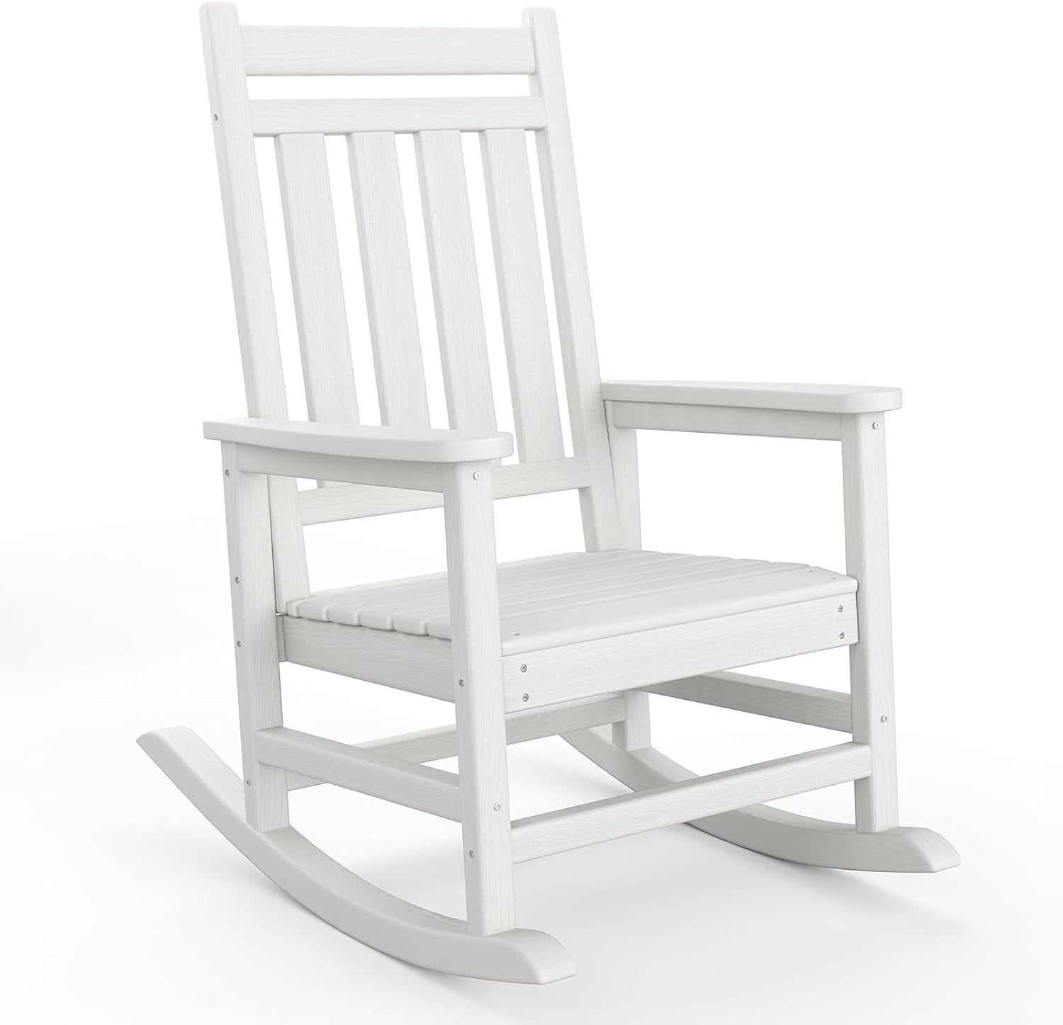 HDPE Rocking Chair Outdoor Poly High Back Porch Rocker Chairs for ...