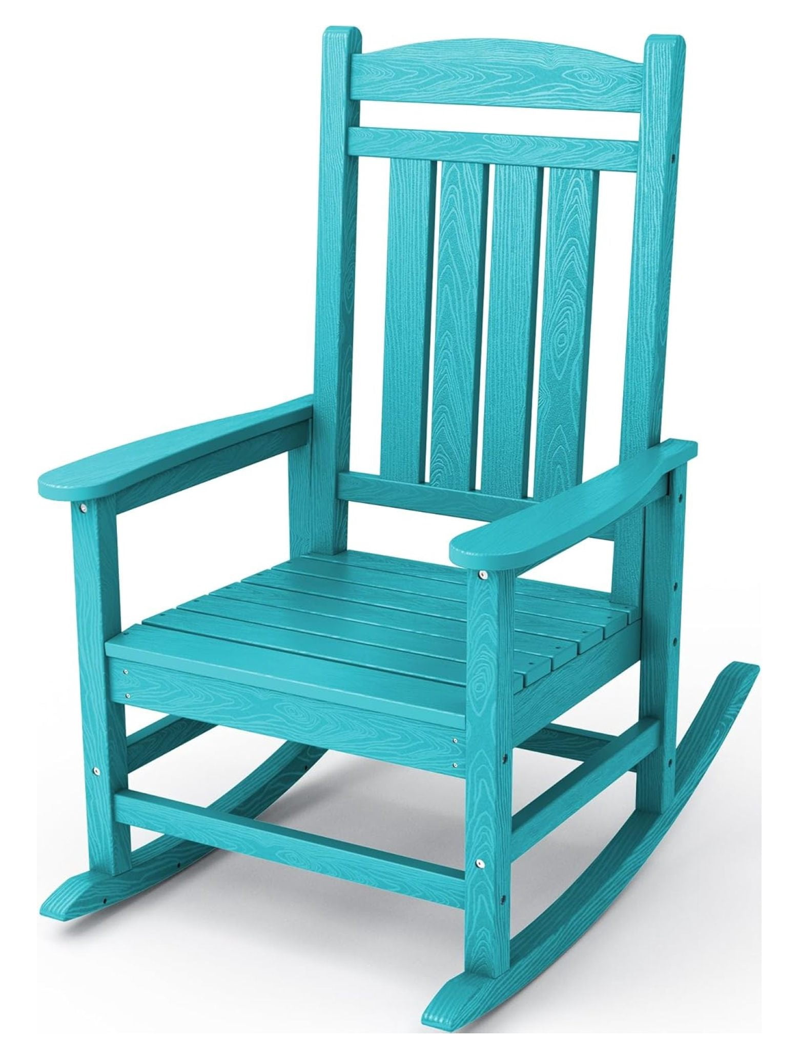 Smooth Rocker Chair HDPE Rocking Chairs Outdoor, Patio Rocking Chairs with 330lbs Support ...