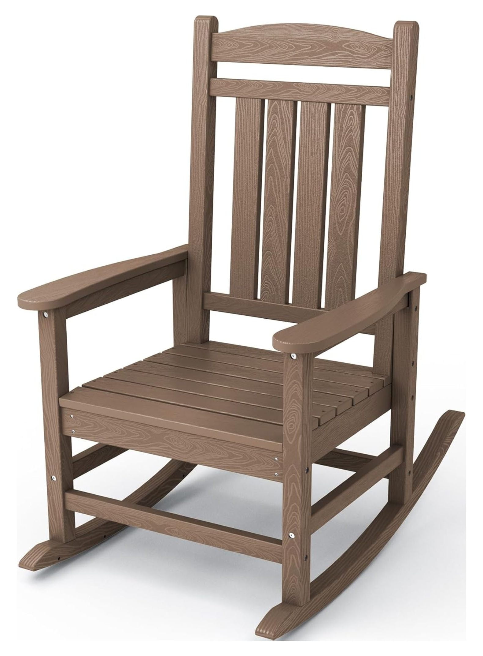 HDPE Rocking Chairs Outdoor, Patio Rocking Chairs with 330lbs Support ...