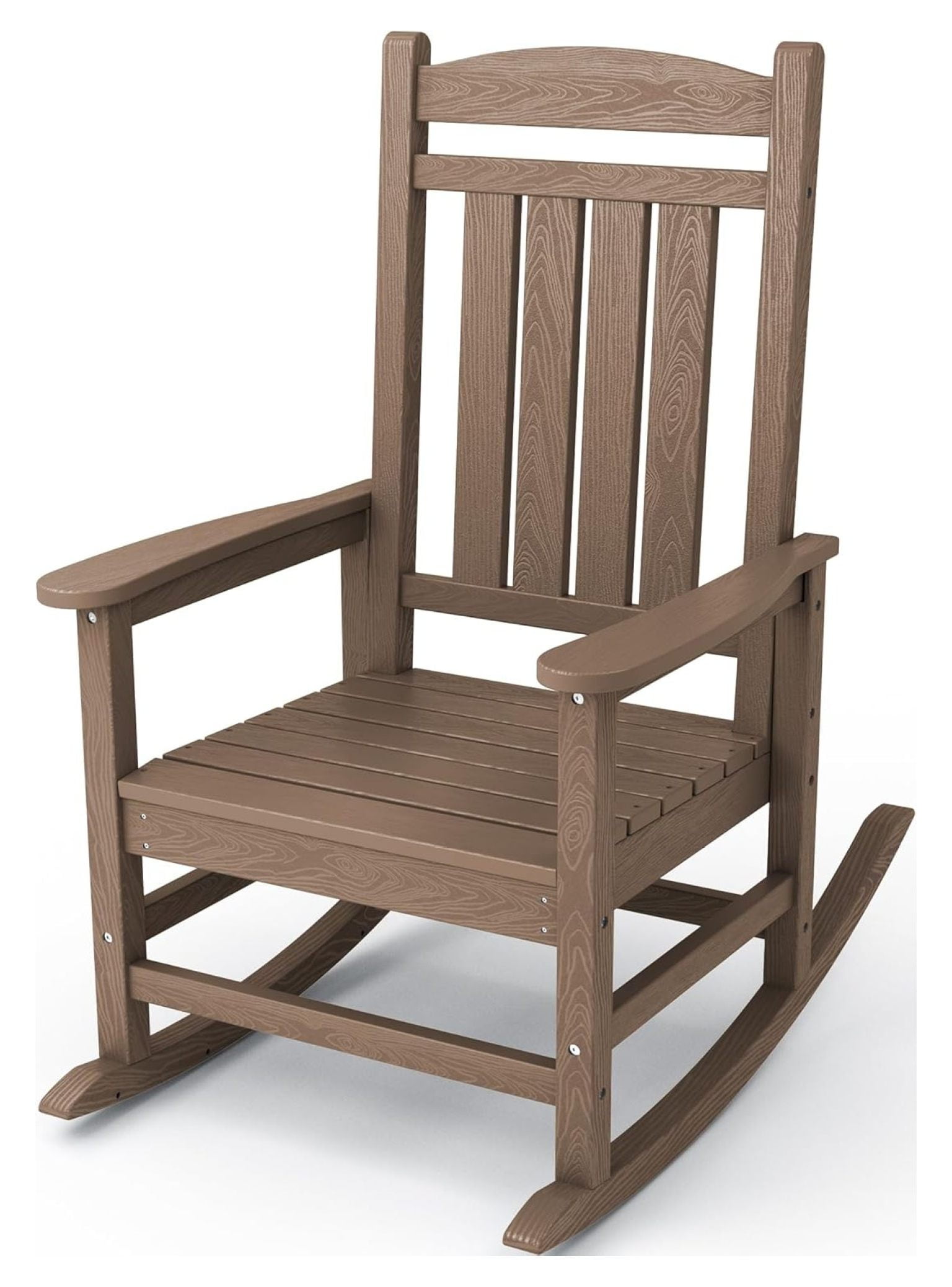 HDPE Rocking Chairs Outdoor, Patio Rocking Chairs with 330lbs Support ...