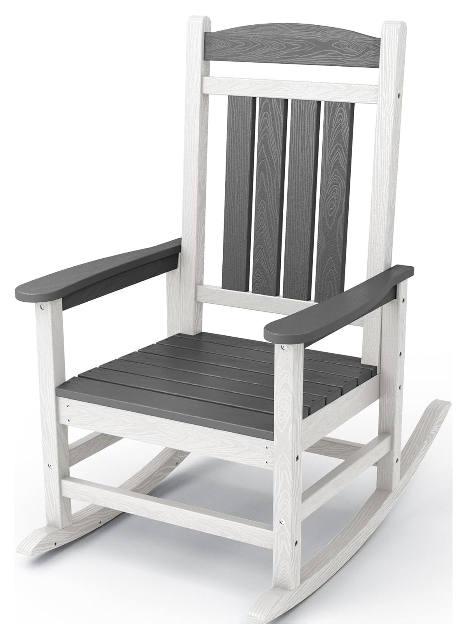 HDPE Rocking Chairs Outdoor, Patio Rocking Chairs with 330lbs Support ...