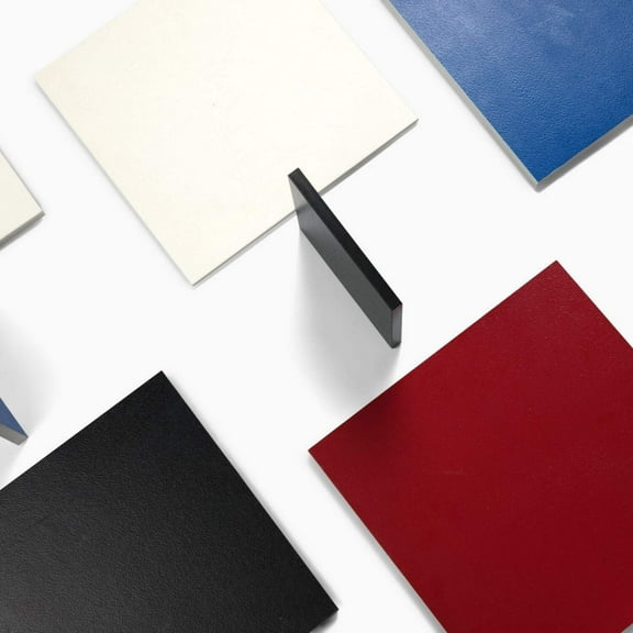 HDPE Sheet - 3/8" (.375) Thick High-Density Polyethylene Panel for Industrial, DIY, and Outdoor Use (White, 12 X 12)