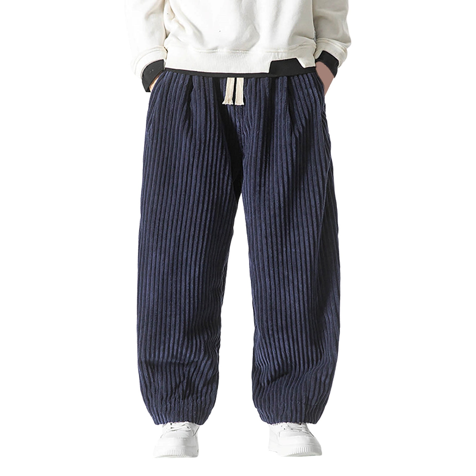 HDPPNQ Mens Baggy Sweatpants Wide Leg Lounge Sweat Pants Men's Loose ...