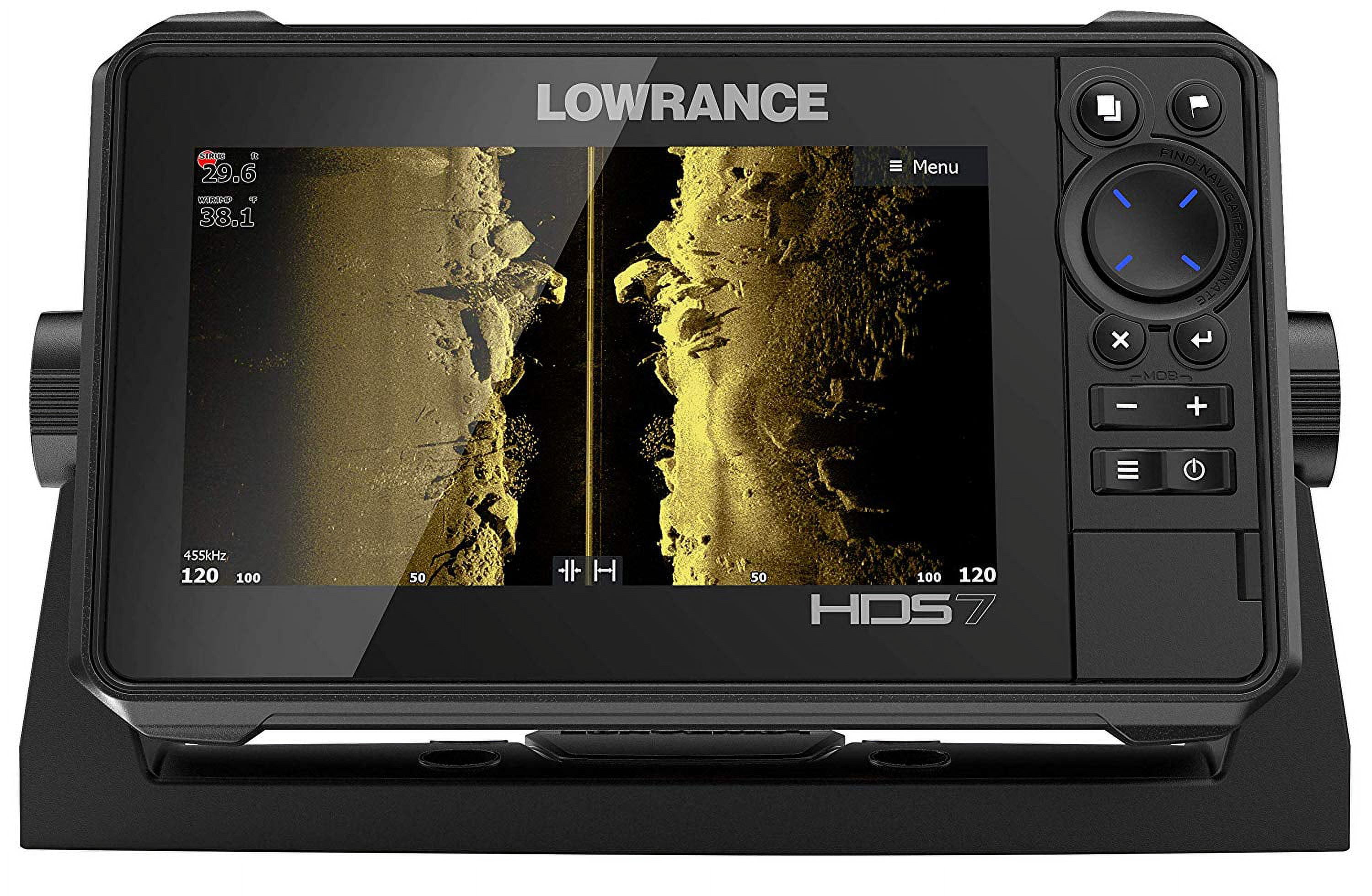 LOWRANCE 000-11795-001 HDS-12 GEN3 FISHFINDER/CHARTPLOTTER W/ INSIGHT USA  W/83/200 KHZ TRANSOM MOUNT TRANSDUCER