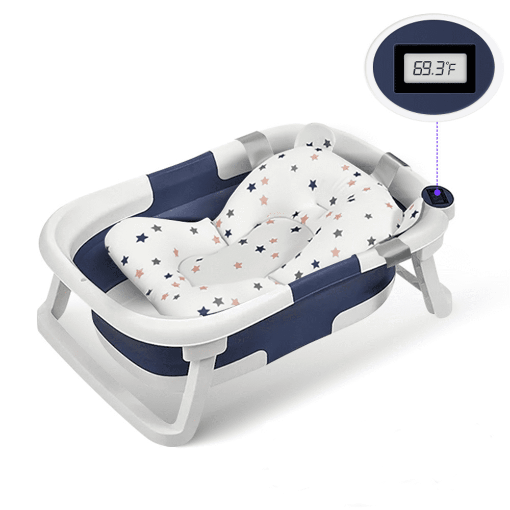 HDS Collapsible Baby Bathtub Newborn Bathtub for Infants to Toddler ...