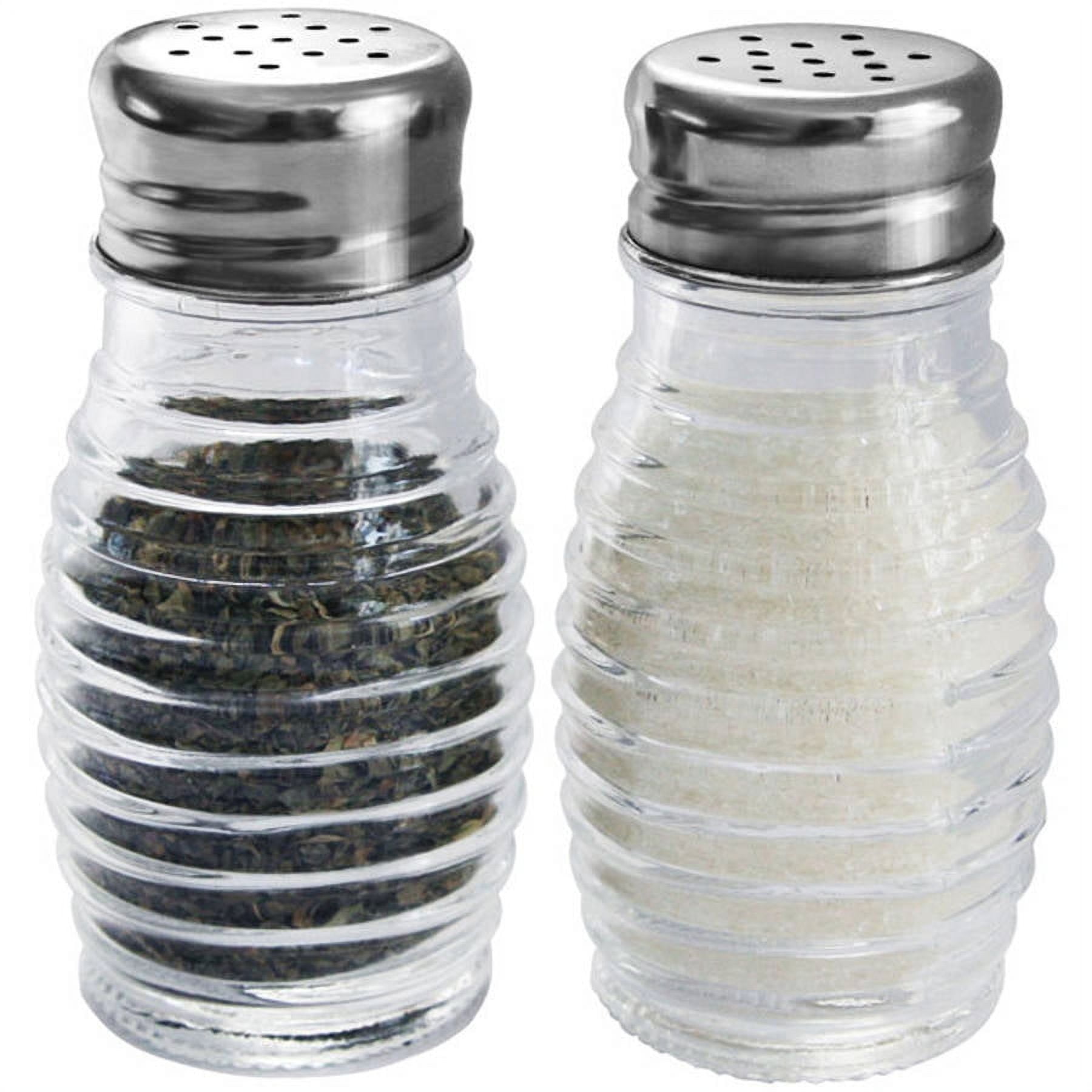 Home Basics 2 oz. Salt and Pepper Shaker, Clear, FOOD PREP