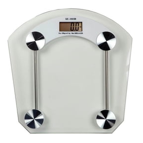 Home Basics Glass Bathroom Digital Scale