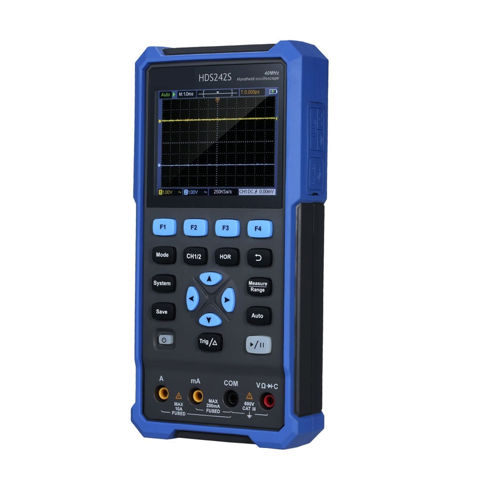 HDS242S Handheld Digital Oscilloscope 2Channels 40MHz 250MS/s ,Professional Designed