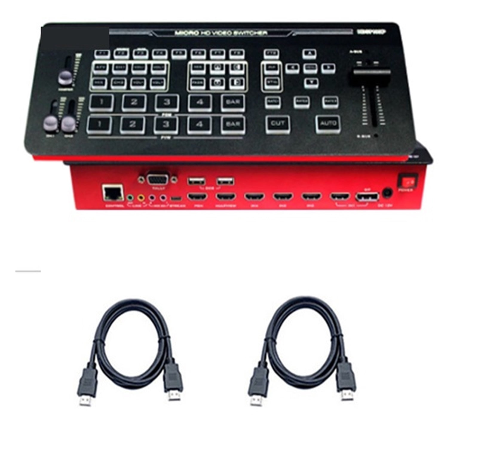 Video Switcher Box HDS7105P Video Switcher 5-CH Video Switcher 4*HDMI-compatible 1*DP For ...