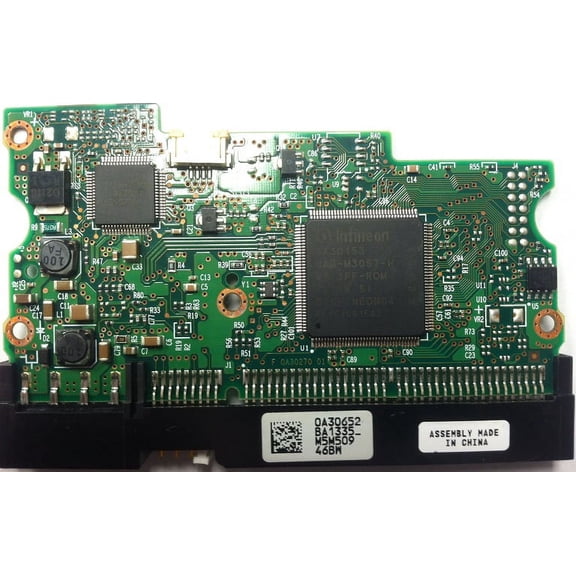 HDS728080PLAT20, 0A30652 BA1335_, 0A30290, BA1116, Hitachi IDE 3.5 PCB