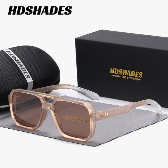 HDSHADES Unisex refined functional full-frame sunglasses Square frame off-road cycling Sunglasses UV400