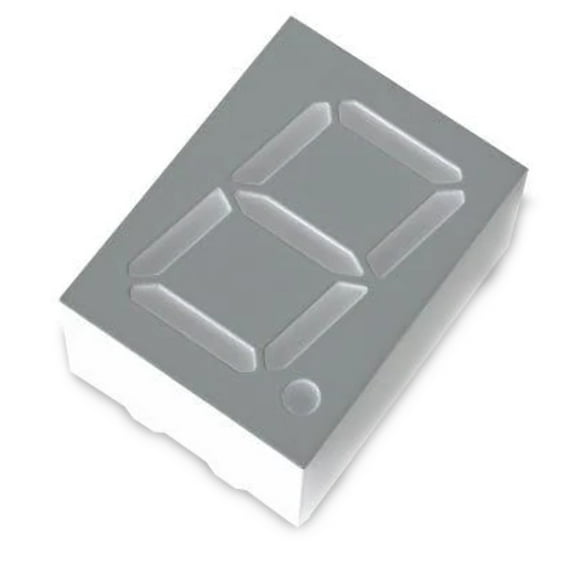 HDSP-5701-FG000 LED Display Modules Yellow 586nm 7-Segment