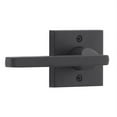 thumbnail image 1 of HDSQULCSR190 Half Dummy Left Hand Square Lever and Contemporary Square Rose Satin Black Finish, 1 of 1