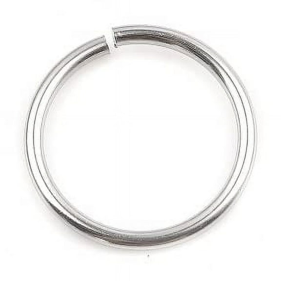 HDSupplies 100 Pieces - 304 Stainless Steel Jump Rings - 14mm - 17 Gauge (1.2mm Thickness)