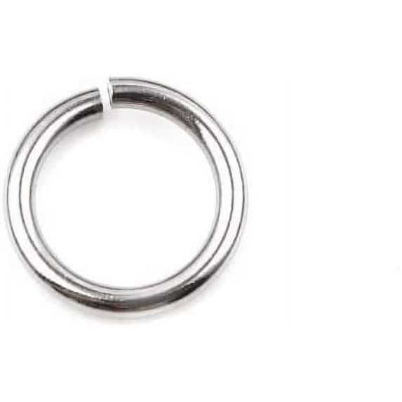 HDSupplies 100 Pieces - 304 Stainless Steel Jump Rings - 15mm - 12 Gauge (2mm Thickness)