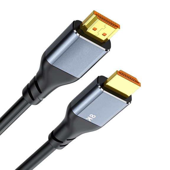 HDTV 2.1 Cable 8K 60Hz Supports 48Gbps Male Braided Cable for HDTV Monitors Projectors Gaming Consoles Device