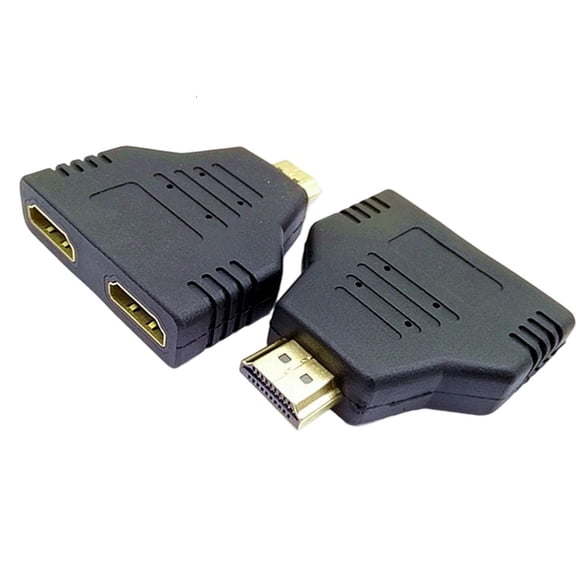 HDTV Cable 1080p Television Projector Data Computer Display Connection Standard HDTV Male to Double Female Converter Cable