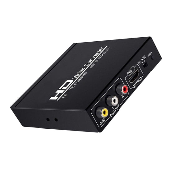 HDTV Converters Ensures Stable Signals Transmission Digital Video Processor ABS Texture for Home Theater Setups