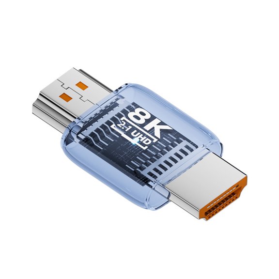 HDTV Female to Male Right Angled Adapters Supporting 8K60Hz 4K120Hz Resolution ABS Housing Design