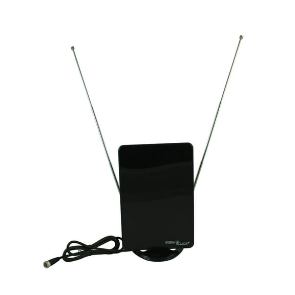 HDTV Off-Air UHF/VHF/FM Antenna, Indoor/Compact/Flat, up to 25 Miles