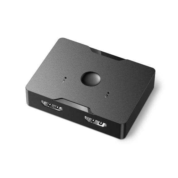 HDTV Switcher 4K 60Hz Bidirection HDTV Switcher 1x2/2x1 Adapter Aluminum 2 In 1 Out 1 In 2 Out Splitter for Consoles