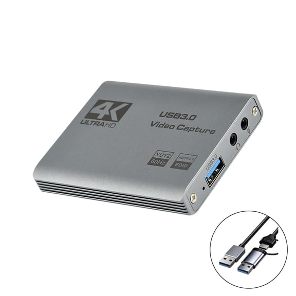 HDTV USB Video Capturing Card 1080P 60Hz Cycle off Plugs Play Low latency Easy Installation Setups