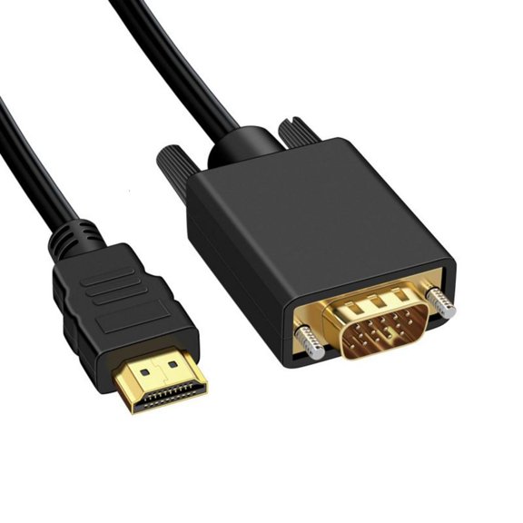 HDTV VGA Conversion Cable 1080P Output Plugs Play For Office Conference Setups