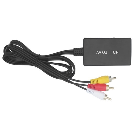 HDTV to 3RCA Cable 1080P Converter Composite to HDTV Adapter Support 1080P