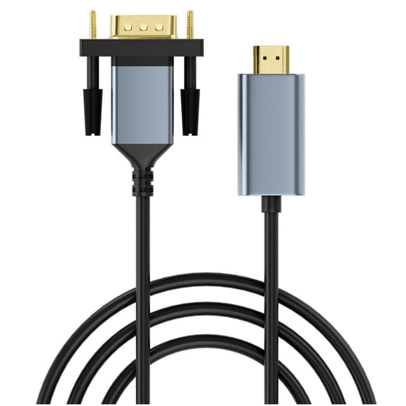 HDTV to VGA Adapter Cable -Compatible to VGA Converter AV Adapter Cord Display Output for PC HDTV