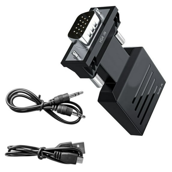 HDTV to VGA Adapter VGA Male to HDTV Female Converters Dongle for Computer Desktop Laptop PC Monitors Projectors HDTV