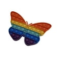 thumbnail image 1 of HDTech Rainbow Butterfly Shape Push Pop Bubble Sensory Fidget Toy for Kids, 1 of 6