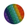 thumbnail image 1 of HDTech Rainbow Circle Shape Push Pop Bubble Sensory Fidget Toy for Kids, 1 of 5