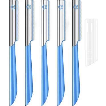 HDUYFYD Dermaplaning Tool (5 Count) – Easy to Use Dermaplane Razor For Face – Practical Hair Remover Blade for Eyebrows and Peach Fuzz – Facial Shaver for Women