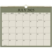 HDWUEN 2025 Wall Calendar 8.6" x 11" - 12 Month from Jan 2025 To Dec 2025,Spiral Hanging Wall Calendar for Home Office with Large Blank Space