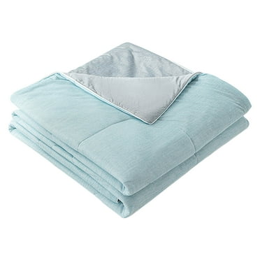 HDWUEN 60*78Inch Quilt Comforter King Size Summer Cooling Quilt for All Season,Blue